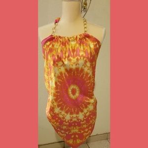 Pink and yellow blouses